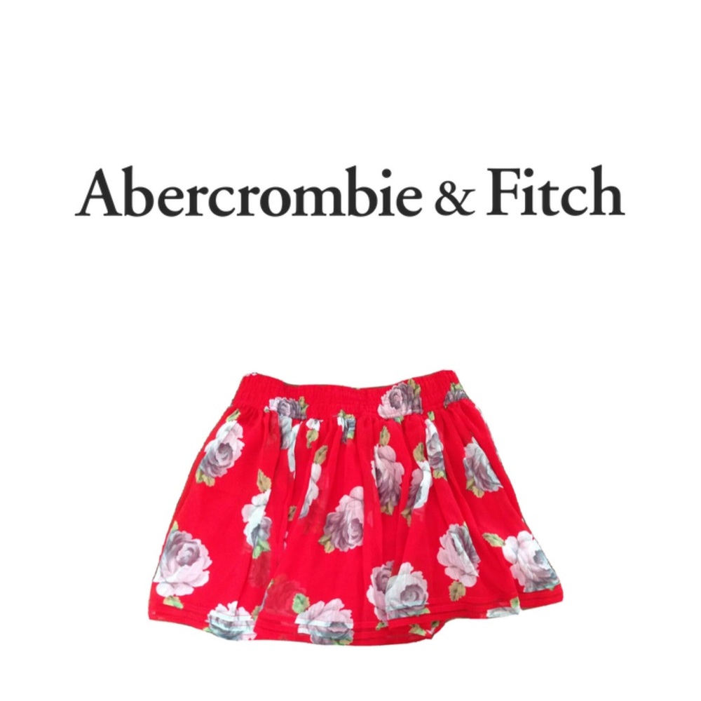 Abercrombie & Fitch Chic Chiffon Floral Mini Skirt